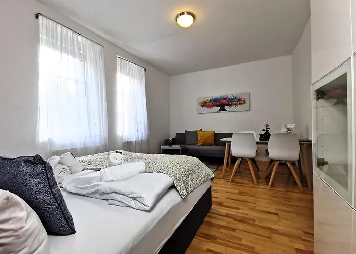 Bohnapartments Steigerwald - In Der Stadt - Vollausstattung - Wlan - Parkplaetze Apartmán *